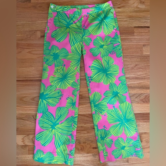 VINTAGE Lilly Pulitzer Pants Size 2 - Picture 1 of 3